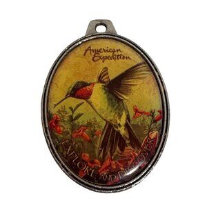 American Expedition Modern Day Explorer Hummingbird Keychain Explore and Discove